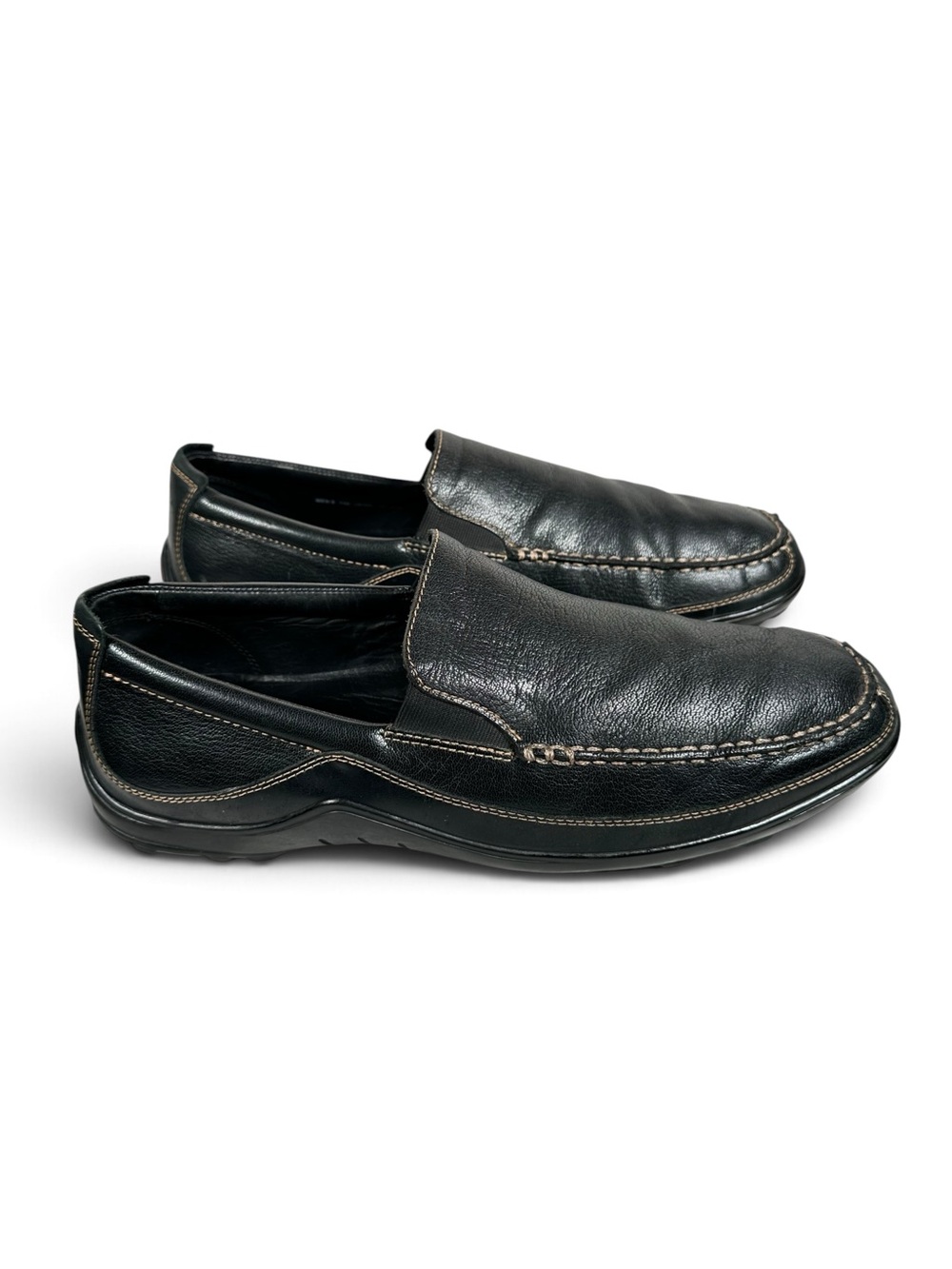 COLE HAAN Tucker Venetian Slip-On leather Loafers in black